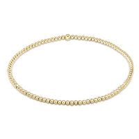 classic gold 2mm bead bracelet by enewton