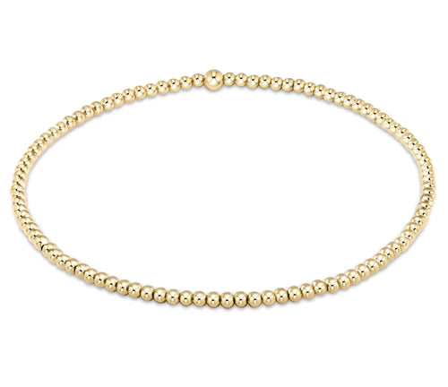 egirl classic gold 2mm bead bracelet by enewton - A. Dodson's