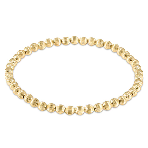 dignity gold 4mm bead bracelet by enewton