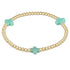 signature cross gold pattern 3mm bead bracelet - mint by enewton - A. Dodson's