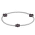 signature cross sterling pattern 2mm bead bracelet - charcoal by enewton - A. Dodson's