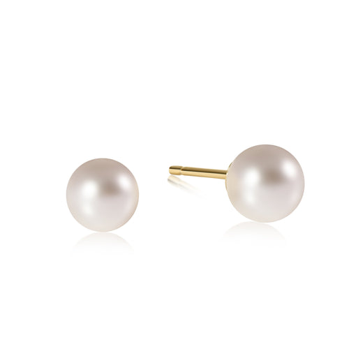 classic 8mm ball stud - pearl by enewton