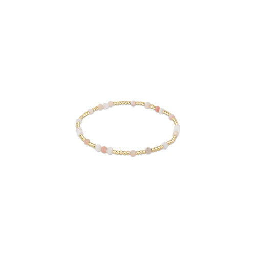 egirl hope unwritten gemstone bracelet - pink opal by enewton