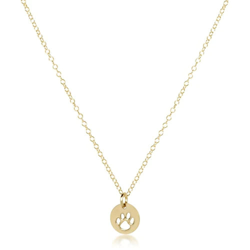 16" Necklace Gold - Inspire Small Gold Charm by enewton