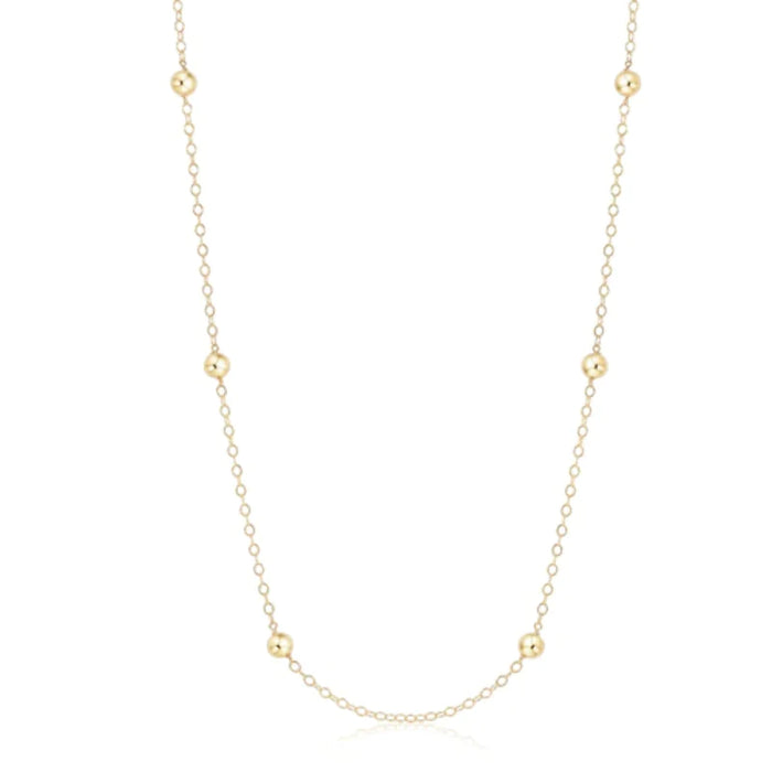41" necklace simplicity chain gold - 8mm pearl by enewton