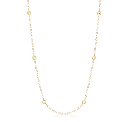 41" necklace simplicity chain gold - classic 8mm gold by enewton