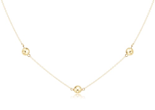 choker simplicity chain gold - classic 6mm gold by enewton