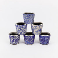 Blue & White Pot, 6 Styles