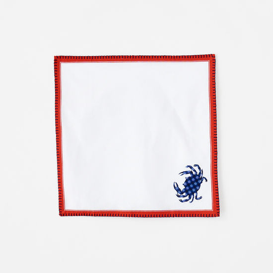 Crab Dinner Napkin, Fabric, 20" x 20"