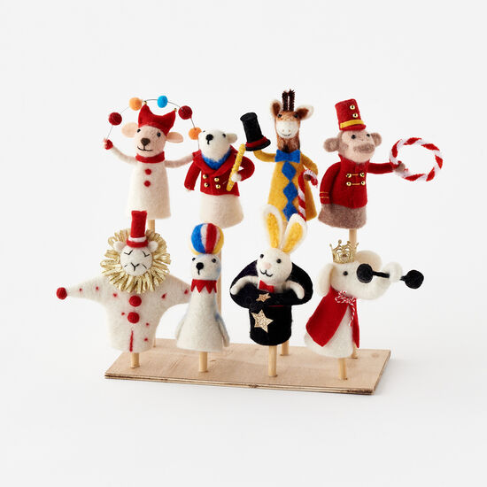 Circus Finger Puppets, 8 Styles - A. Dodson's