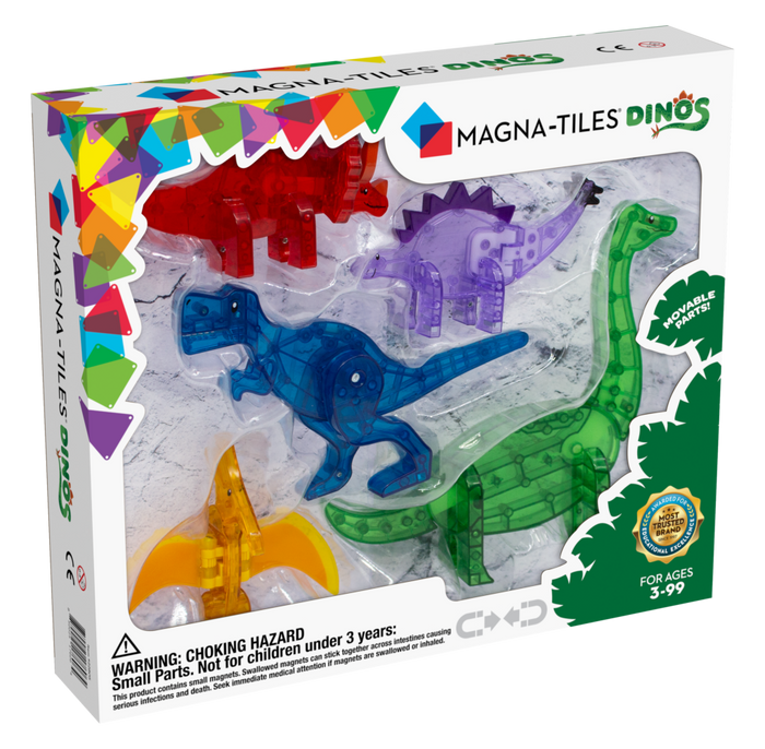 MAGNA-TILES Dinos 5-Piece Set