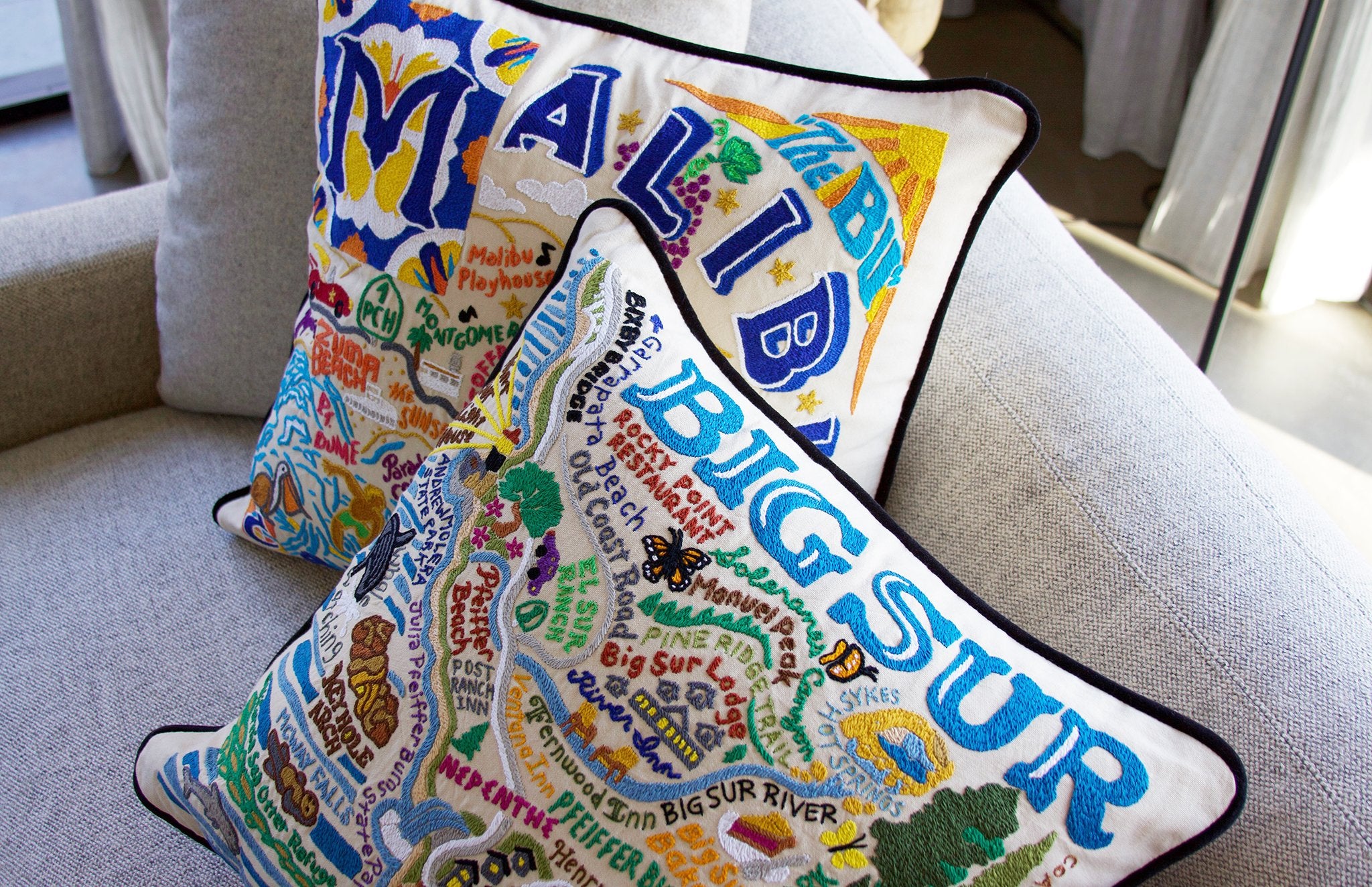 MALIBU PILLOW BY CATSTUDIO - A. Dodson's