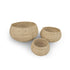 CANE RATTAN PLANT BASKETS, SET OF 3 BY NAPA HOME & GARDEN - A. Dodson's