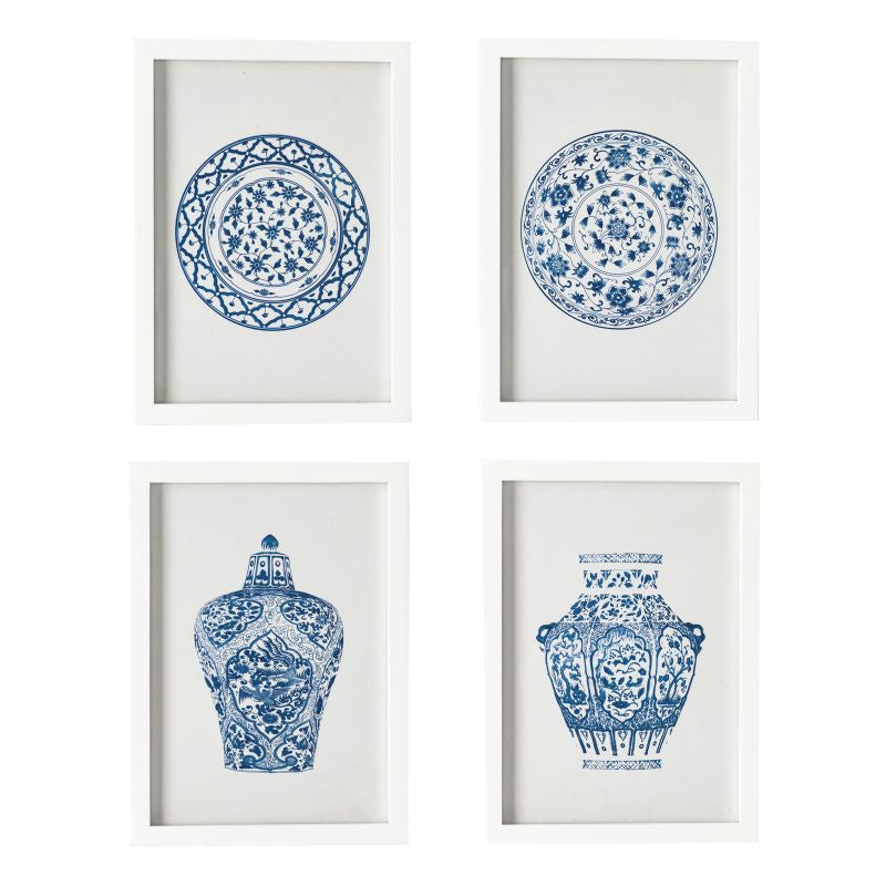 DYNASTY PETITE PRINTS, SET OF 4 BY NAPA HOME & GARDEN - A. Dodson's
