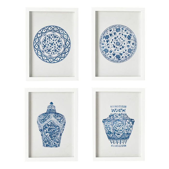 DYNASTY PETITE PRINTS, SET OF 4 BY NAPA HOME & GARDEN
