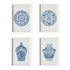 DYNASTY PETITE PRINTS, SET OF 4 BY NAPA HOME & GARDEN - A. Dodson's