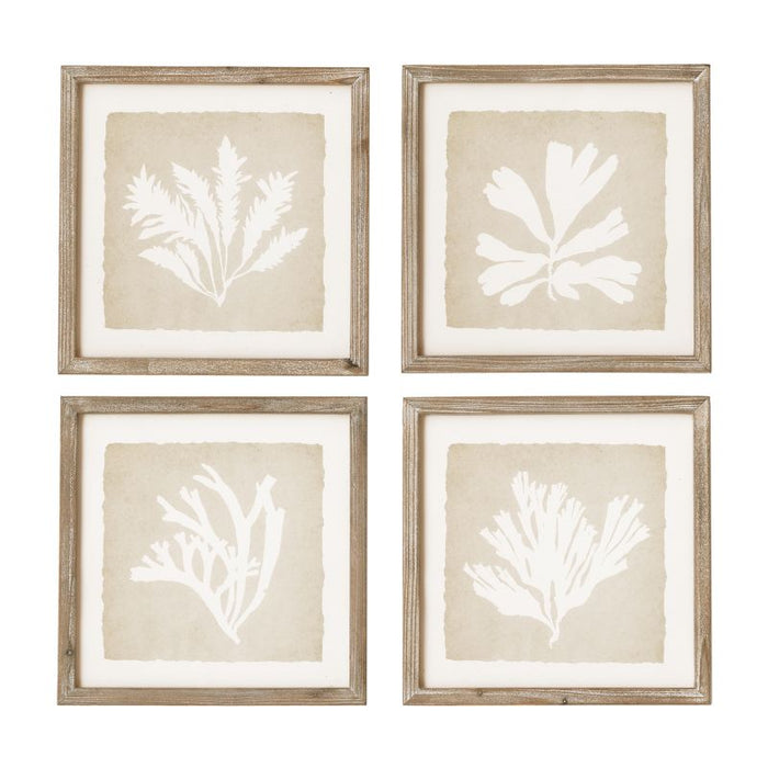 SEAWEED PETITE PRINTS, SET OF 4 BY NAPA HOME & GARDEN