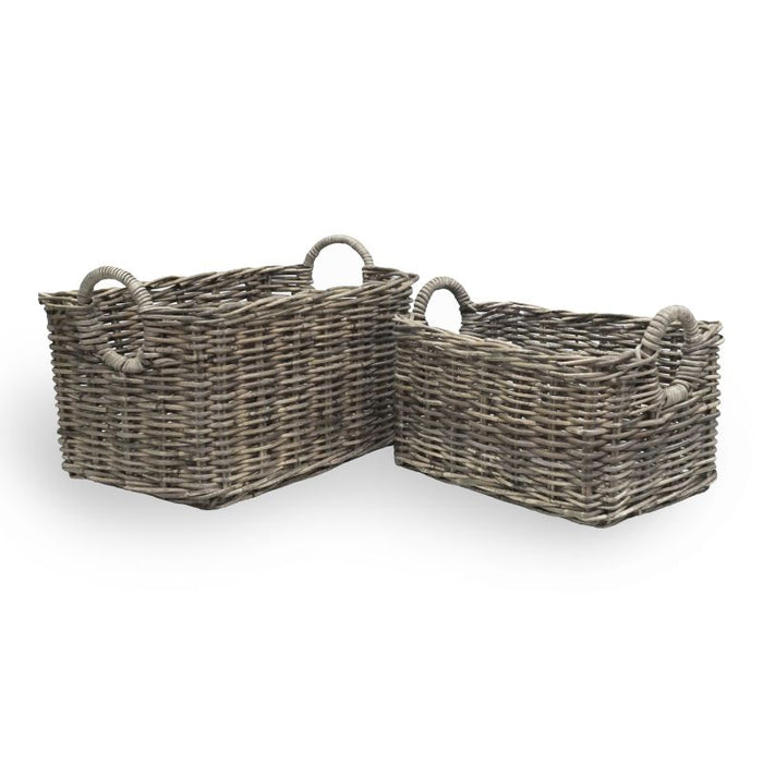 NORMANDY HALO RECTANGLE BASKETS, SET OF 2 BY NAPA HOME & GARDEN