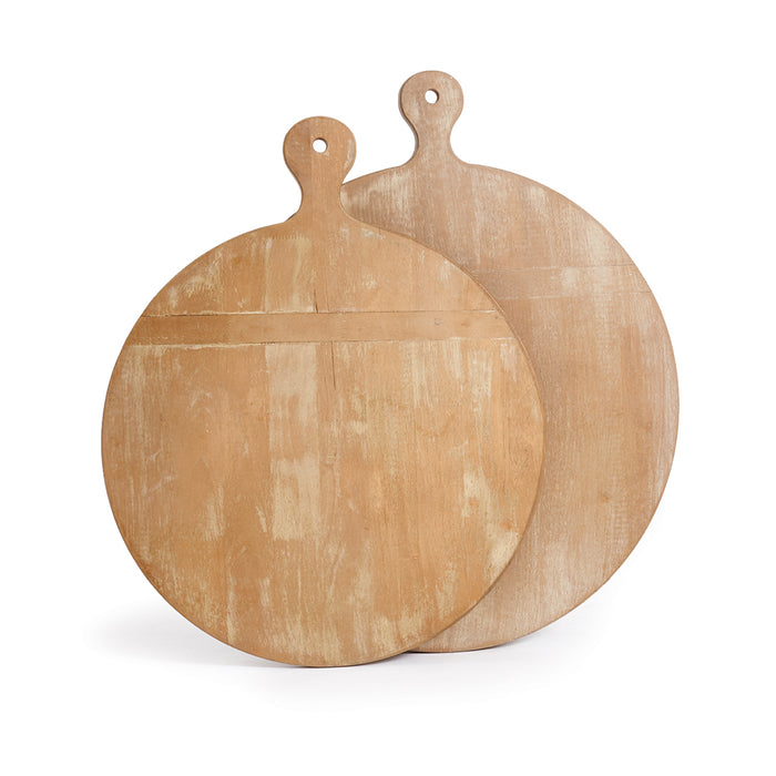 ANTIQUE ROUND CUTTING BOARDS, SET OF 2 BY NAPA HOME & GARDEN