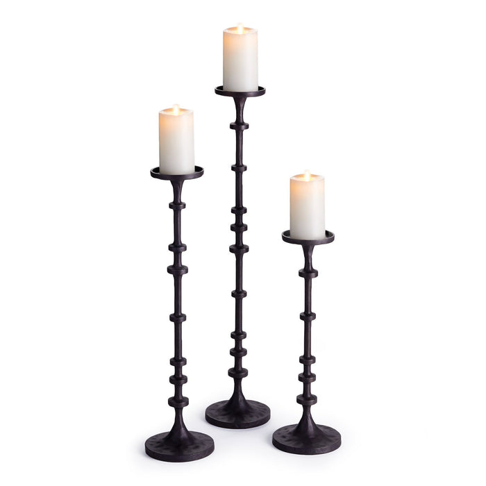 ABACUS CANDLE STANDS, SET OF 3 BY NAPA HOME & GARDEN