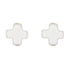 signature cross studs - off white by enewton - A. Dodson's