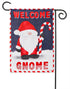 Santa Gnome Garden Suede Flag - A. Dodson's