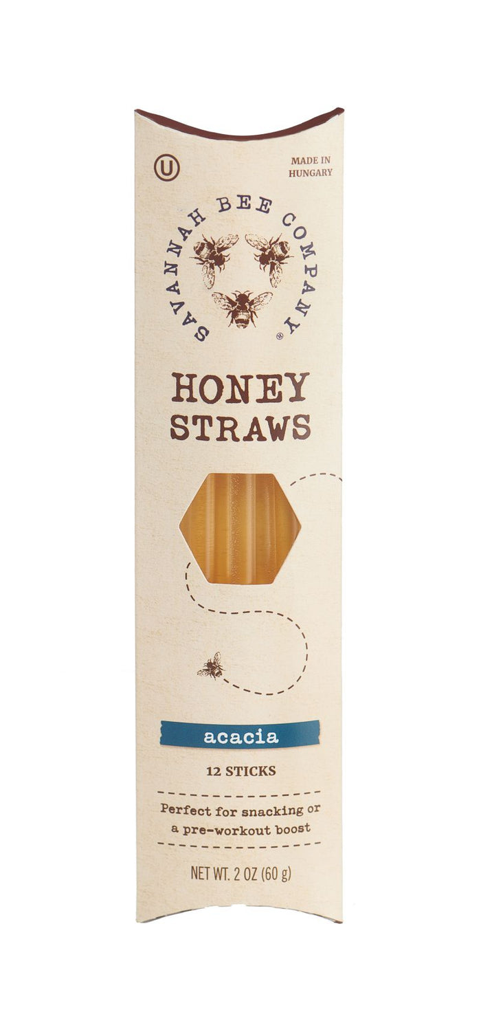 Honey Straw 12 Pack By Savannah Bee