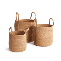 SG RND BASKETS W/ LONG HANDLES ST/3 BY NAPA HOME & GARDEN