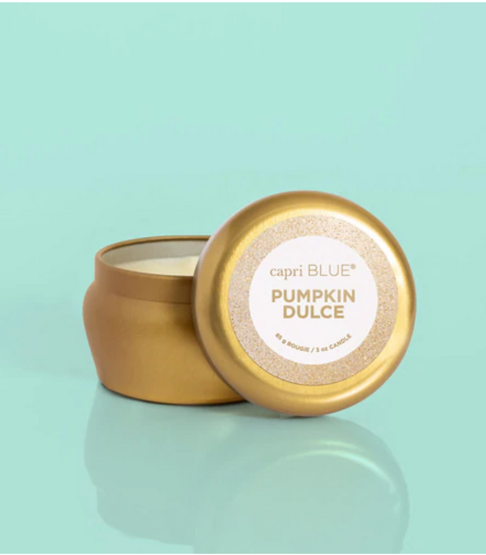 Pumpkin Dulce Glam Mini Tin by Capri Blue