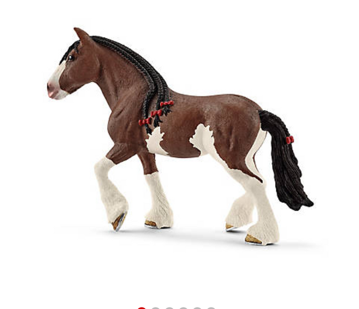 CLYDESDALE MARE BY SCHLEICH