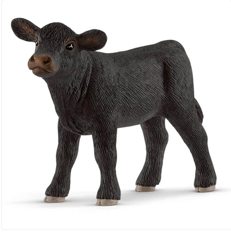 BLACK ANGUS CALF BY SCHLEICH - A. Dodson's