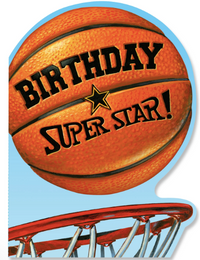 BIRTHDAY - BASKETBALL CARD