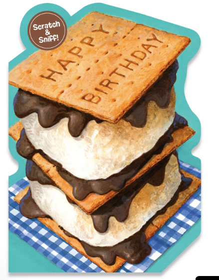 SCRATCH AND SNIFF - S'MORES CARD