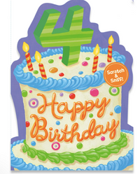 SCRATCH AND SNIFF - 4 YEAR OLD CARD