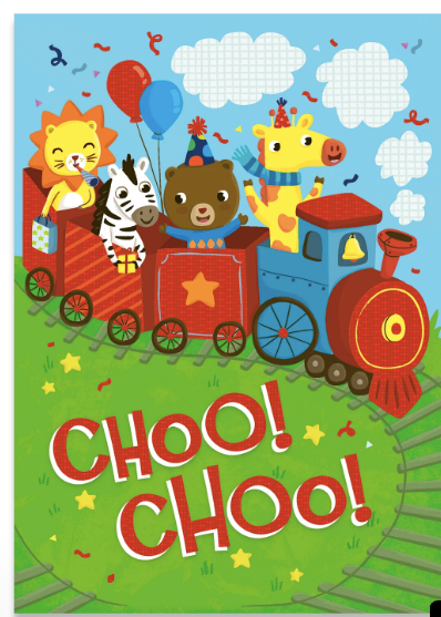 CHOO CHOO FOIL CARD