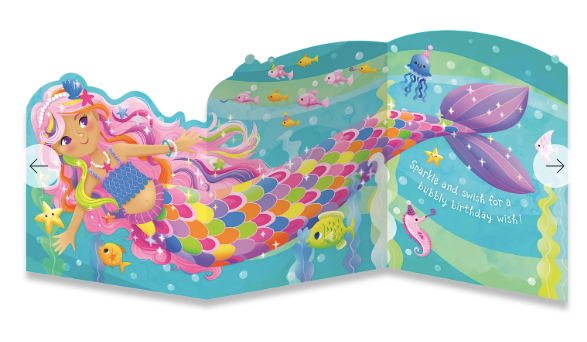 TRI-FOLD - MERMAID CARD - A. Dodson's