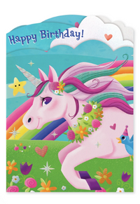 TRI-FOLD - UNICORN CARD