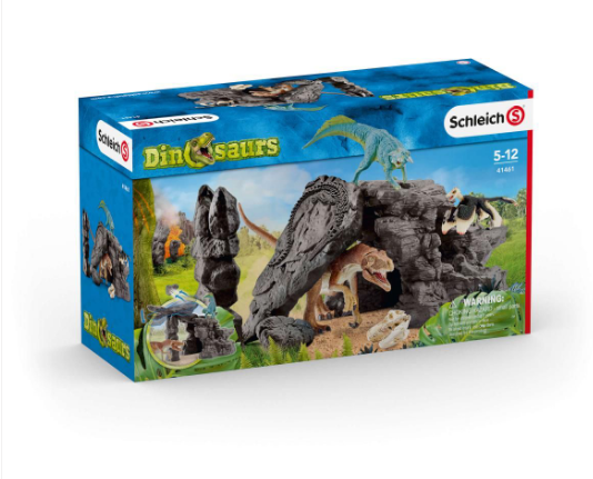 DINO SET WITH CAVE BY SCHLEICH - A. Dodson's