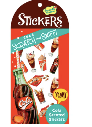 SCRATCH AND SNIFF - COLA STICKERS