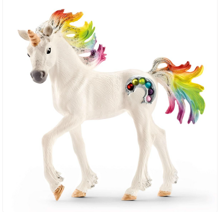 RAINBOW UNICORN, FOAL BY SCHLEICH