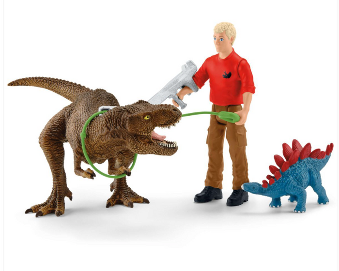 TYRANNOSAURUS REX ATTACK BY SCHLEICH