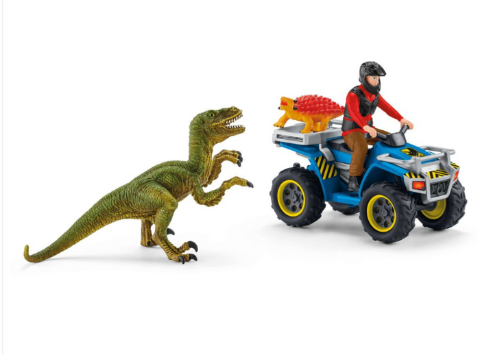 QUAD ESCAPE FROM VELOCIRAPTOR BY SCHLEICH