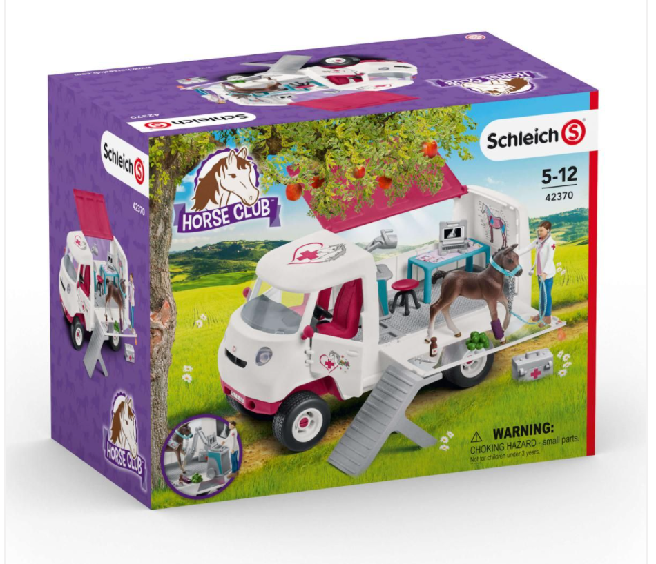MOBILE VET WITH HANOVERIAN FOAL BY SCHLEICH - A. Dodson's