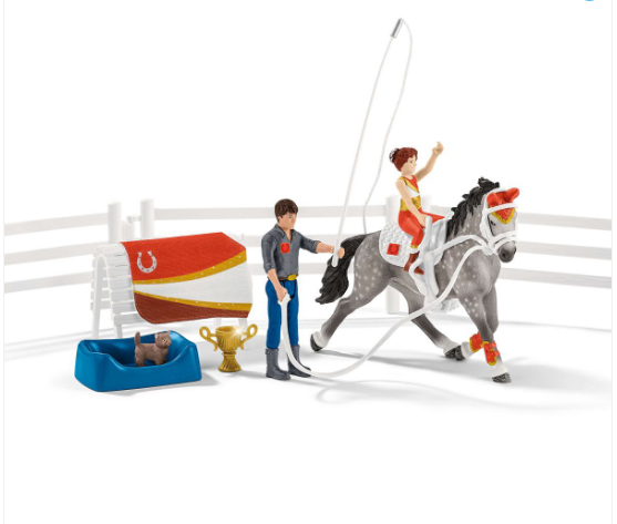 HORSE CLUB MIA'S VAULTING SET BY SCHLEICH