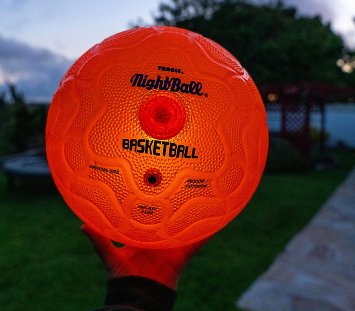 Tangle NightBall Basketball - Orange