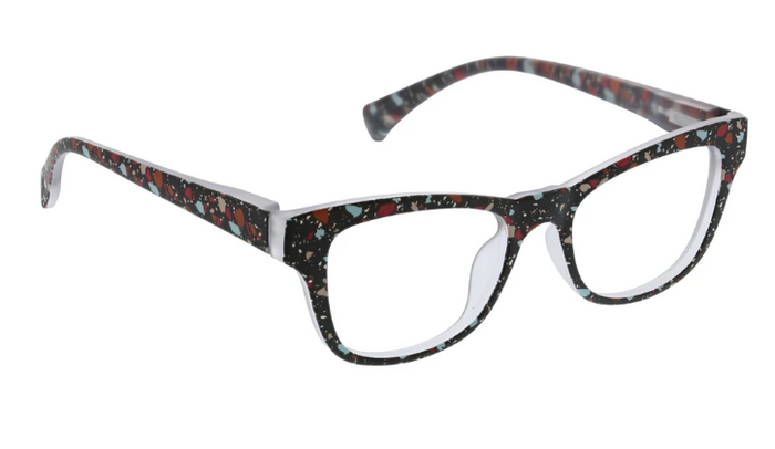 PEEPERS TERRAZZO BLUE LIGHT READERS