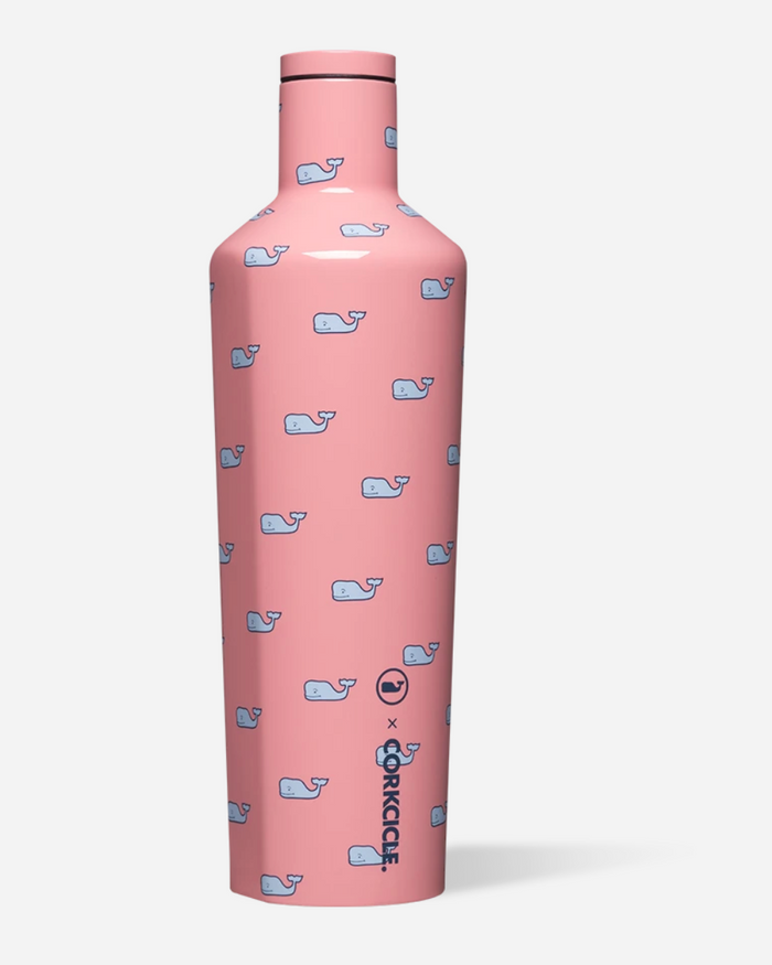 25oz VINEYARD VINES WHALES REPEAT CANTEEN CORKCICLE