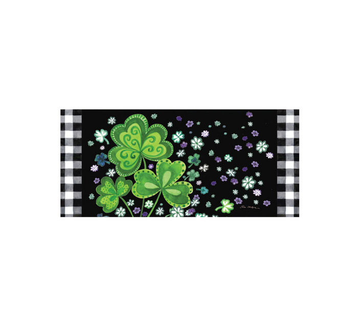 Shamrocks Buffalo Plaid Sassafras Switch Mat