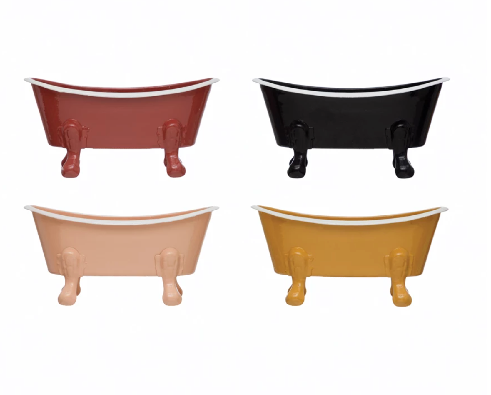 Metal Bathtub Soap Dish, 4 Colors - A. Dodson's