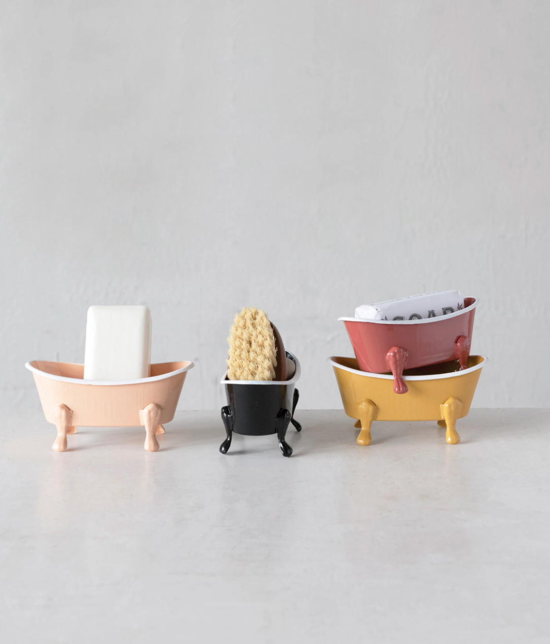 Metal Bathtub Soap Dish, 4 Colors - A. Dodson's